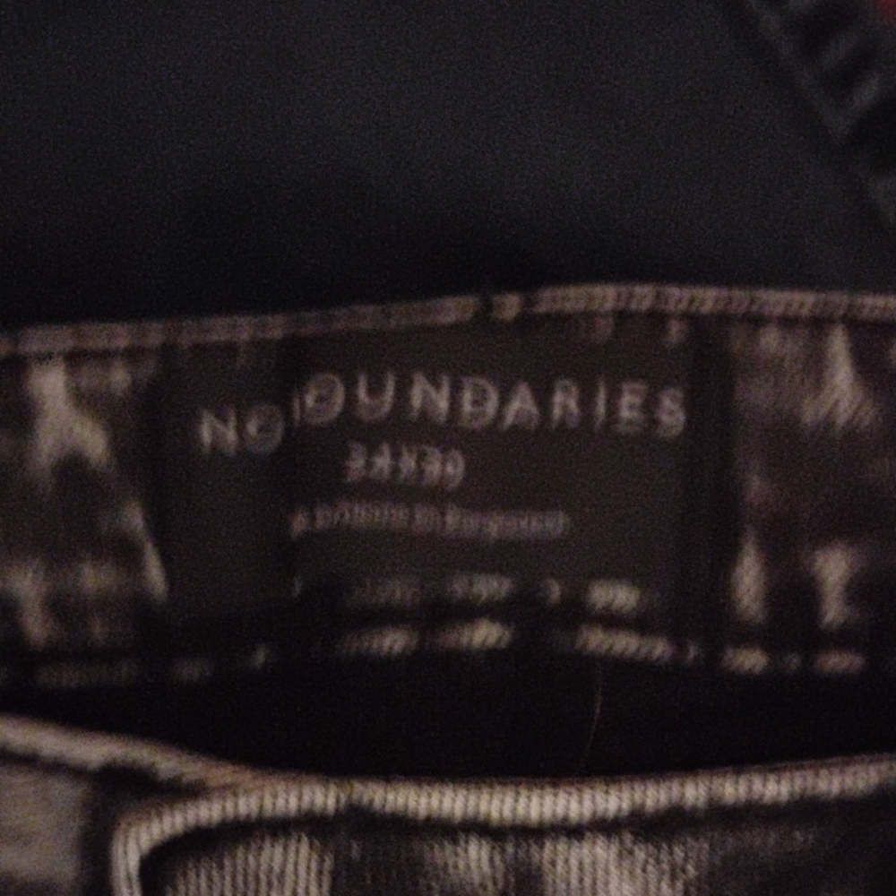 No Boundaries Black and Gray Jeans